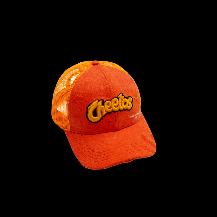 J BALVIN X CHEETOS CAP BLACK ORANGE